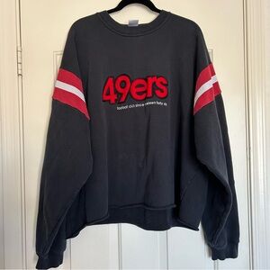 Reebok Black and Red Crewneck Sweater xxl